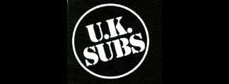 UK Subs band logo patch UKSU01