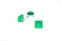 Green Pyramid Size13 Studs - single
