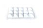 White Pyramid Size13 Studs - single