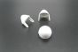 White English77 Cone Studs