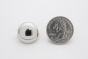 stud dome large silver scale