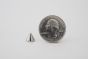 Cone spike screwback size 7 silver scale