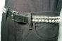 Two-Row Silver Cone Studded Belt