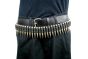 M60 bullet belt - Gunmetal Tip Silver (w/X link) - LARGE
