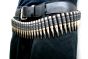 M60 bullet belt - Gunmetal Tip Silver (w/X link) - LARGE