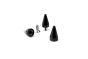 spike - Cone Medium (Size 16) 5/8" Black Metal - single