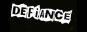 Defiance - font logo patch DEFA01