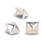 Silver Pyramid Size13-T2 Studs - Bag of 500