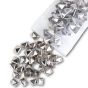 Silver Pyramid Size13-T2 Studs - Bag of 100