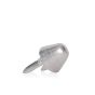 Cone Small 77-style Silver stud - Bag of 100