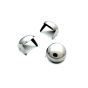 Dome Size11 (7/16") Silver Stud - discontinued sale - bag of 250
