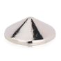 spike - Cone flat (size 4) Silver - single