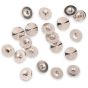 spike - Cone flat (size 4) Silver - bag of 20