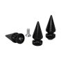 Black Size 45 Giant Tree Spike - Bag of 4