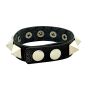 Spiked Pyramid Wristband 1-Row Size 13 Spikes