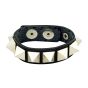Spiked Pyramid Wristband 1-Row Size 13 Spikes