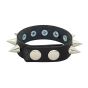 Spiked Cone Wristband - Size13 Silver Cones - One Row