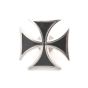 Black Cross Patty Badge - bag of 10
