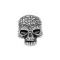Decorated Skull Badge Screwback - Bag of 10