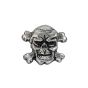 Toxic Skull Badge Rivetback - single piece