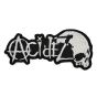 Acidez – embroidered skull band logo patch – ACID01