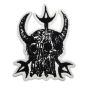 Bolt Thrower – embroidered skull band patch BOLT04