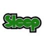 Sleep - embroidered band logo font patch SLEE03