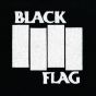 Black Flag - white logo on black patch BLAC03
