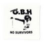 Charged GBH – No Survivors graphic patch GBHX04