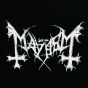 Mayhem - band logo patch small MAYH02