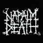 Napalm Death cut-cloth - band font logo patch NAPA03