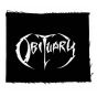 Obituary – band font logo patch OBIT02