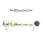 stud - Dome Giant 1.25 Silver