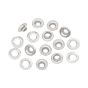 Extra Grommets in Silver - Size 00 - Gross Box (144 units)