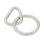 Large Silver Bondage Ring - Bag of 100