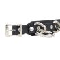 vegan bondage wristband buckle
