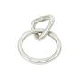 Silver Bondage Ring Medium-Large - Bag of 100
