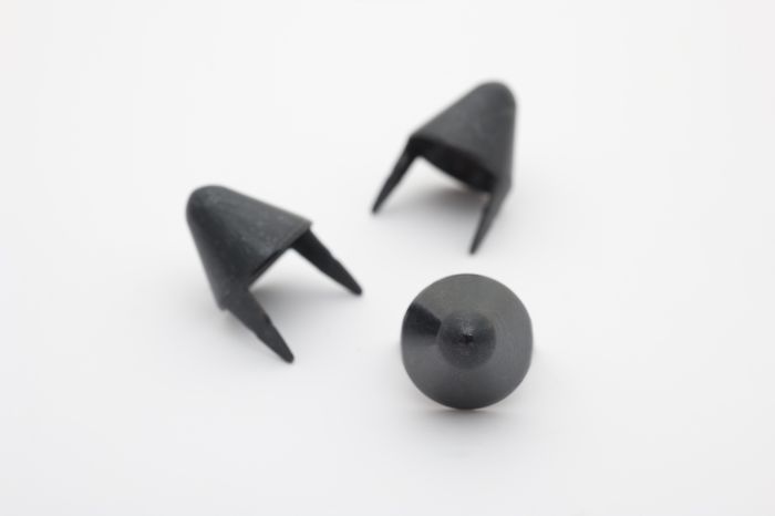 stud cones tall English77 black metal product hero