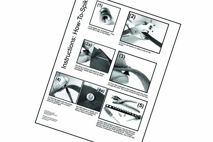 How to Spike Things - Flier StudsAndSpikes
