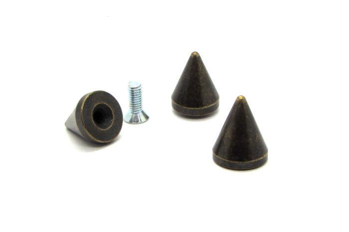 Bulldog Cone Antique-Brass (Size19) Spike - single