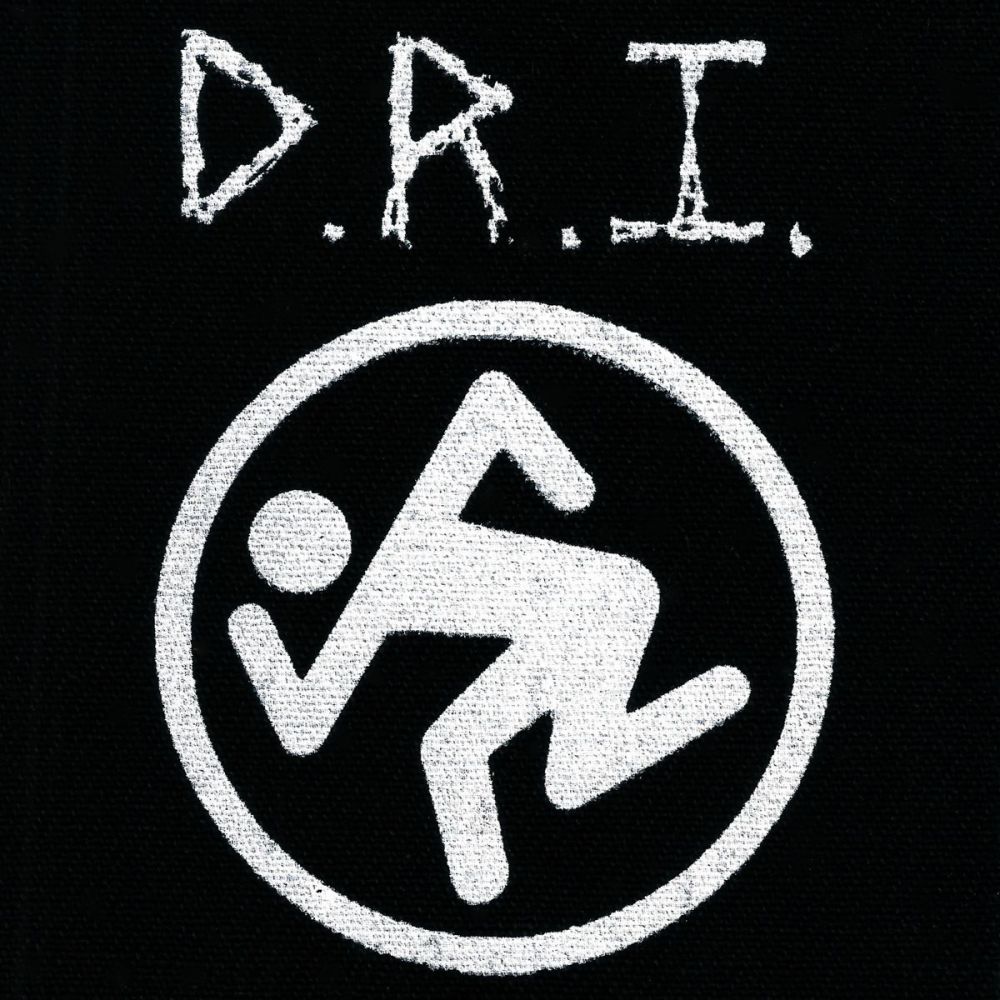 WOVEN PATCH DIRTY ROTTEN IMBECILES D.R.I 