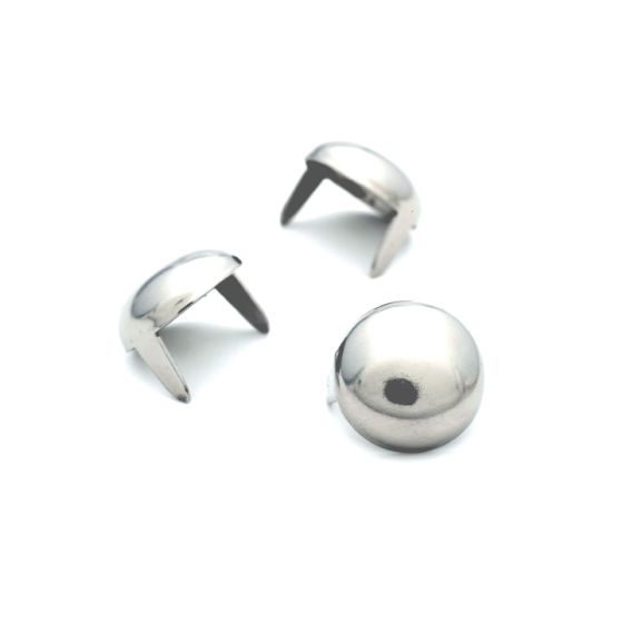 dome stud silver