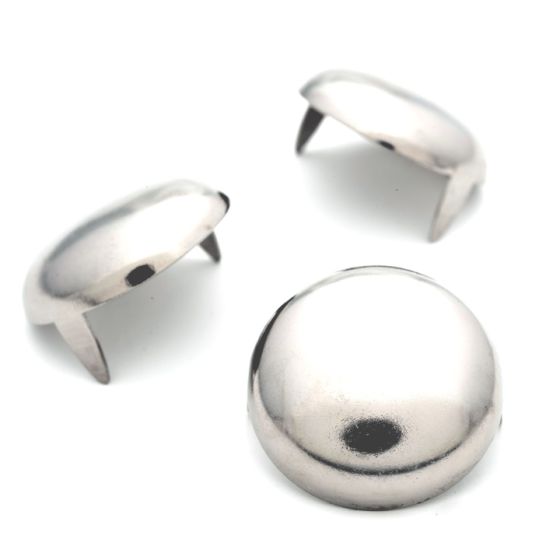 Giant 1 inch Silver Dome Studs Leathercrafting
