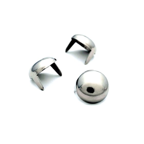 Dome Size11 (7/16") Silver Stud - discontinued sale - bag of 250