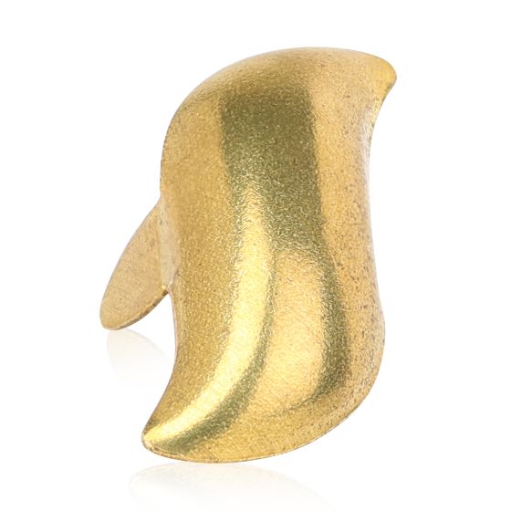 Feather-Drop Brass Stud