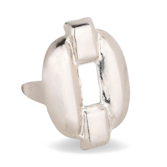 Anchor Chain Designed 2-prong Stud - single