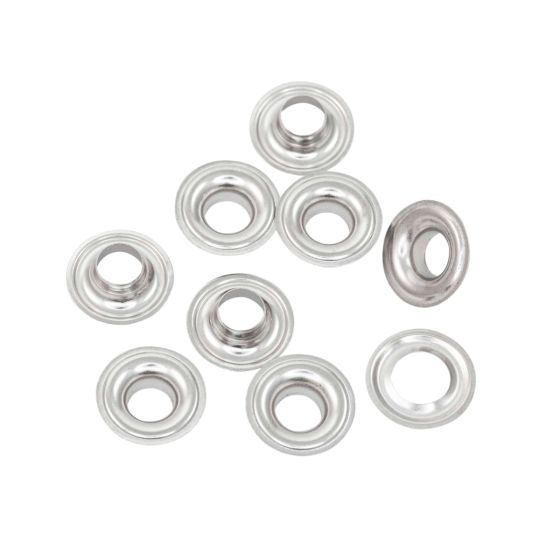 Extra Grommets in Silver - Size 1 - Bag of 10