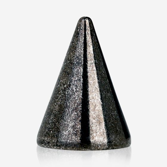Gunmetal Spikes Size13 Cone