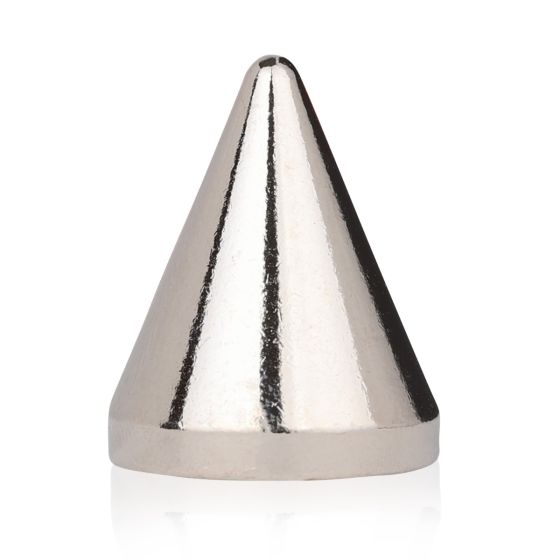 Silver Cone Spike Bulldog Size19