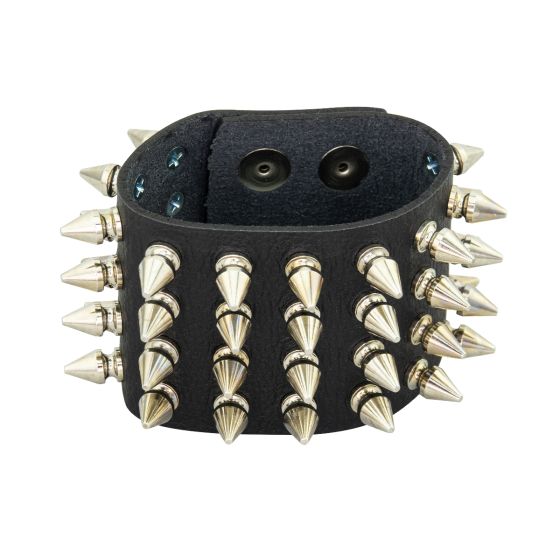 Spiked Wristband 4-row Size 13 Tree Spikes
